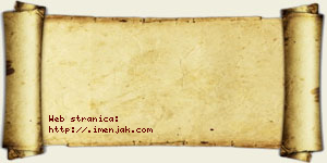 Danica Borković vizit kartica